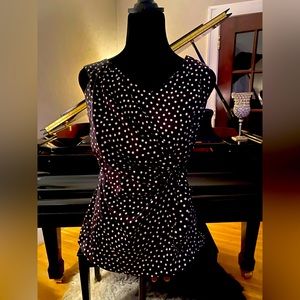 NY&C Polka Dot Blouse. XS.